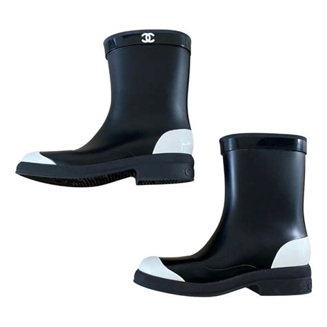 chanel regenstiefel|Chanel schuhe kaufen.